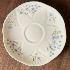 Shelley Fine Bone China Blue Rock Plate
